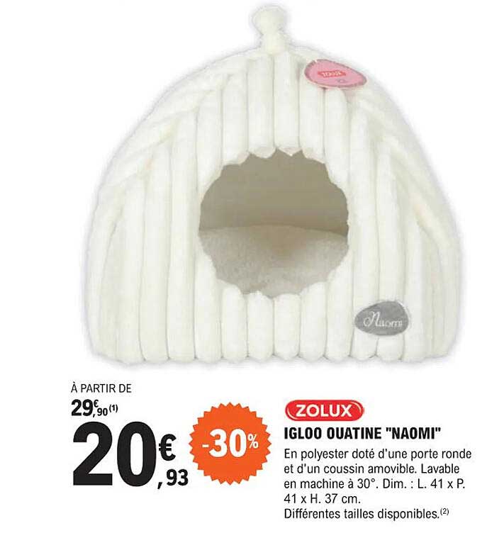 igloo ouatine "naomi" zolux