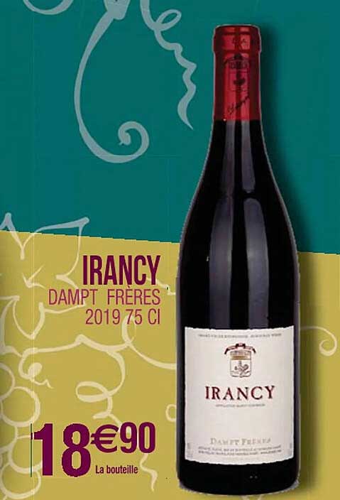 irancy dampt frères 2019 75 cl