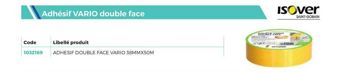 isover adhésif vario double face