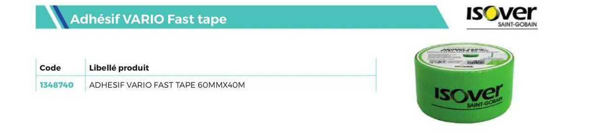isover adhésif vario fast tape