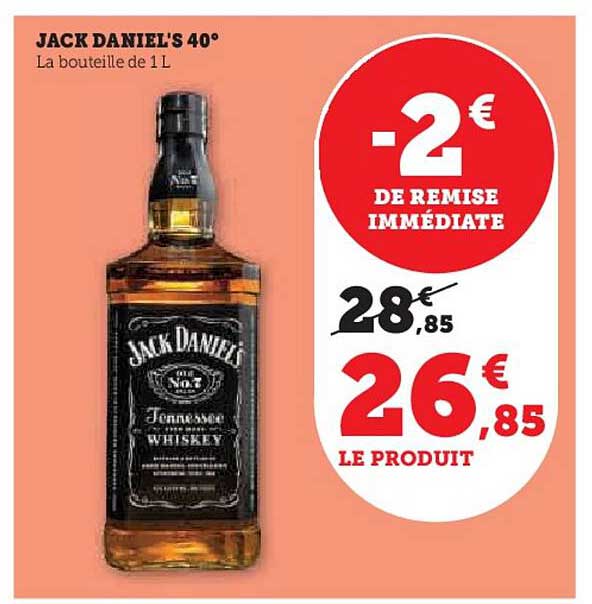 jack daniel's 40°