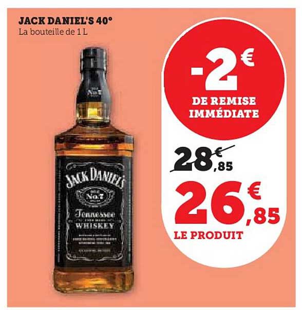 jack daniel's 40°