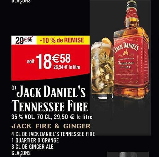 jack daniel's tennessee fire