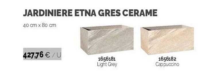 jardinière etna gres cerame