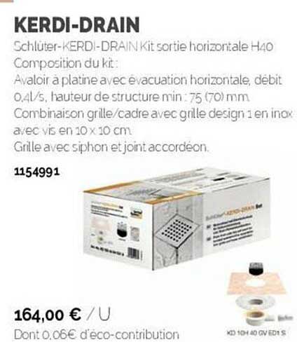 Kerdi-drain