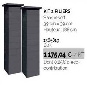 kit 2 piliers
