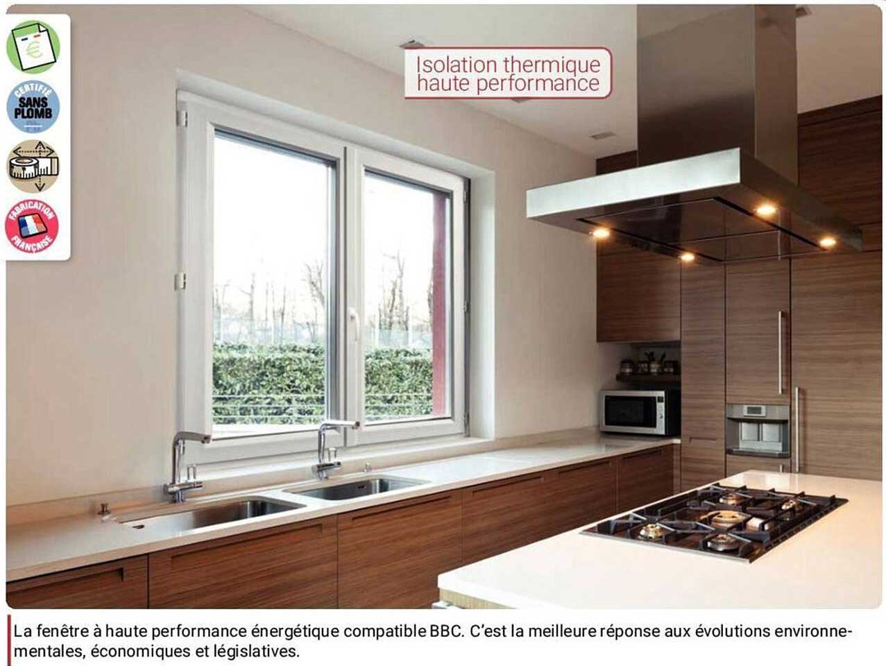 la fenêtre à haute performance énergétique compatible bbc