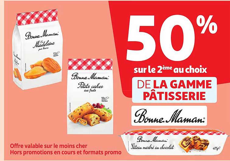 la gamme pâtisserie bonne maman