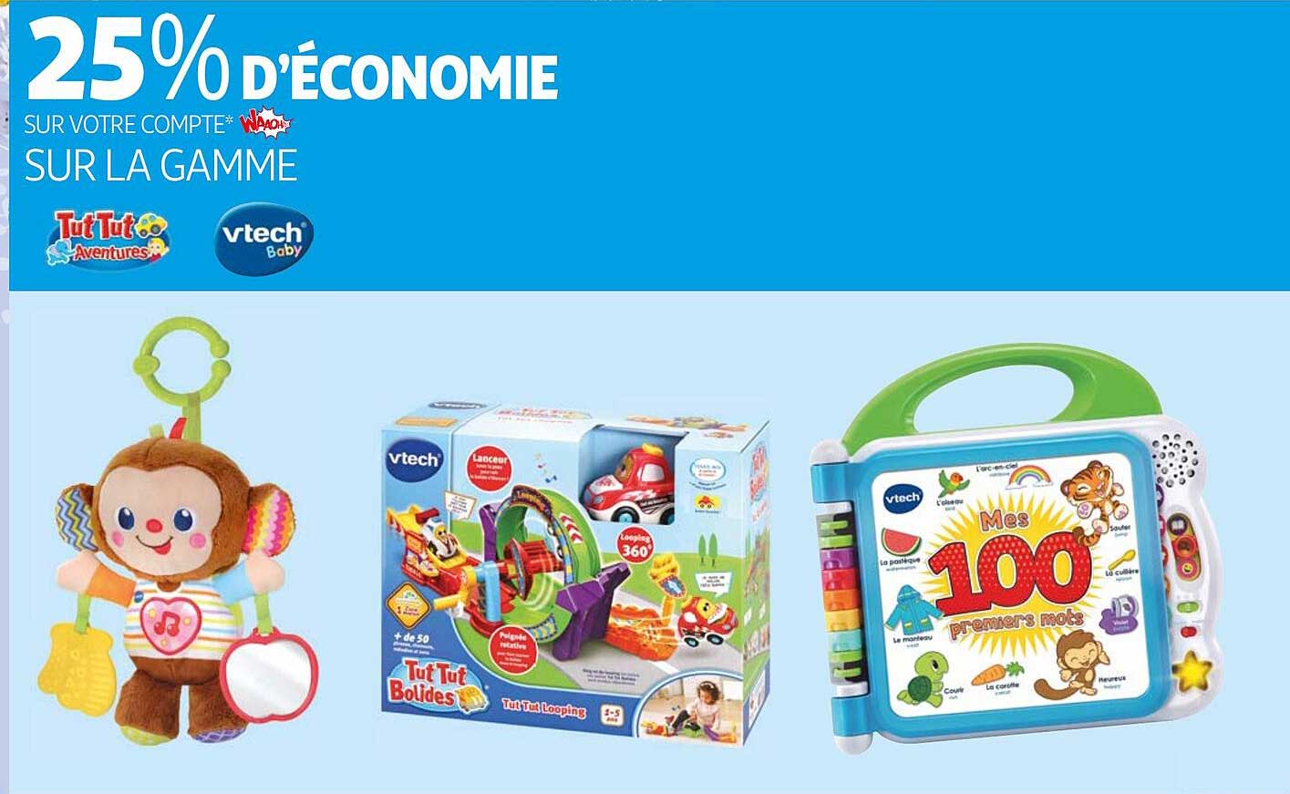 la gamme tut tut aventures, vtech baby