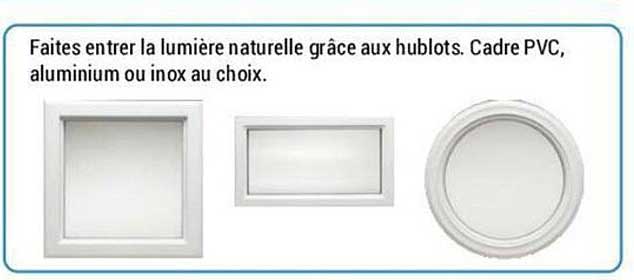 la lumière naturelle grâce aux hublots