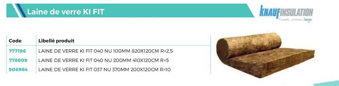laine de verre ki fit knaufinsulation