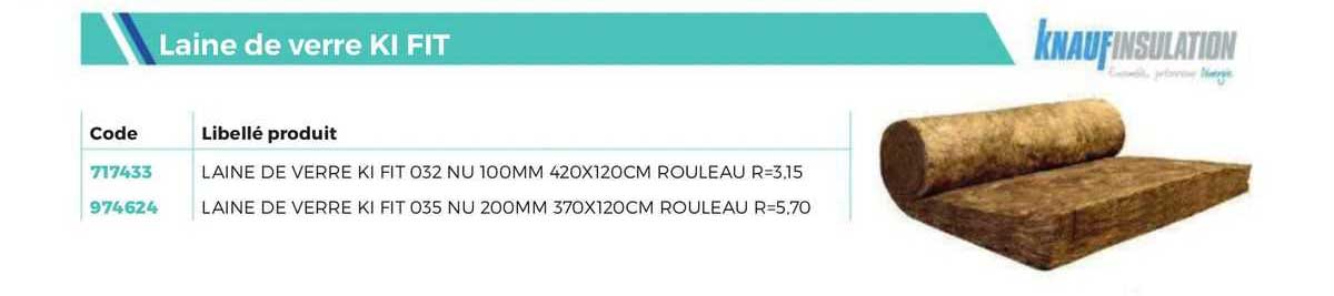 laine de verre ki fit knaufinsulation