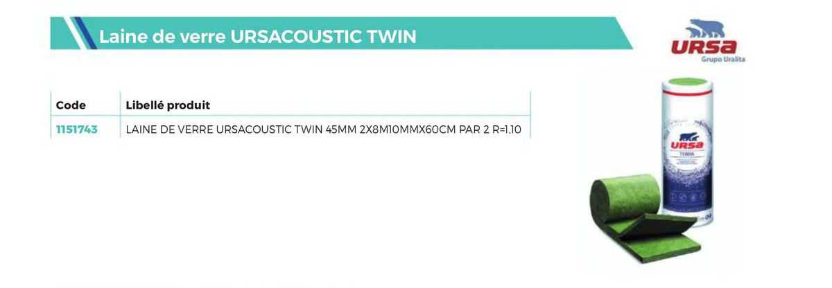 Laine De Verre Ursacoustic Twin Ursa