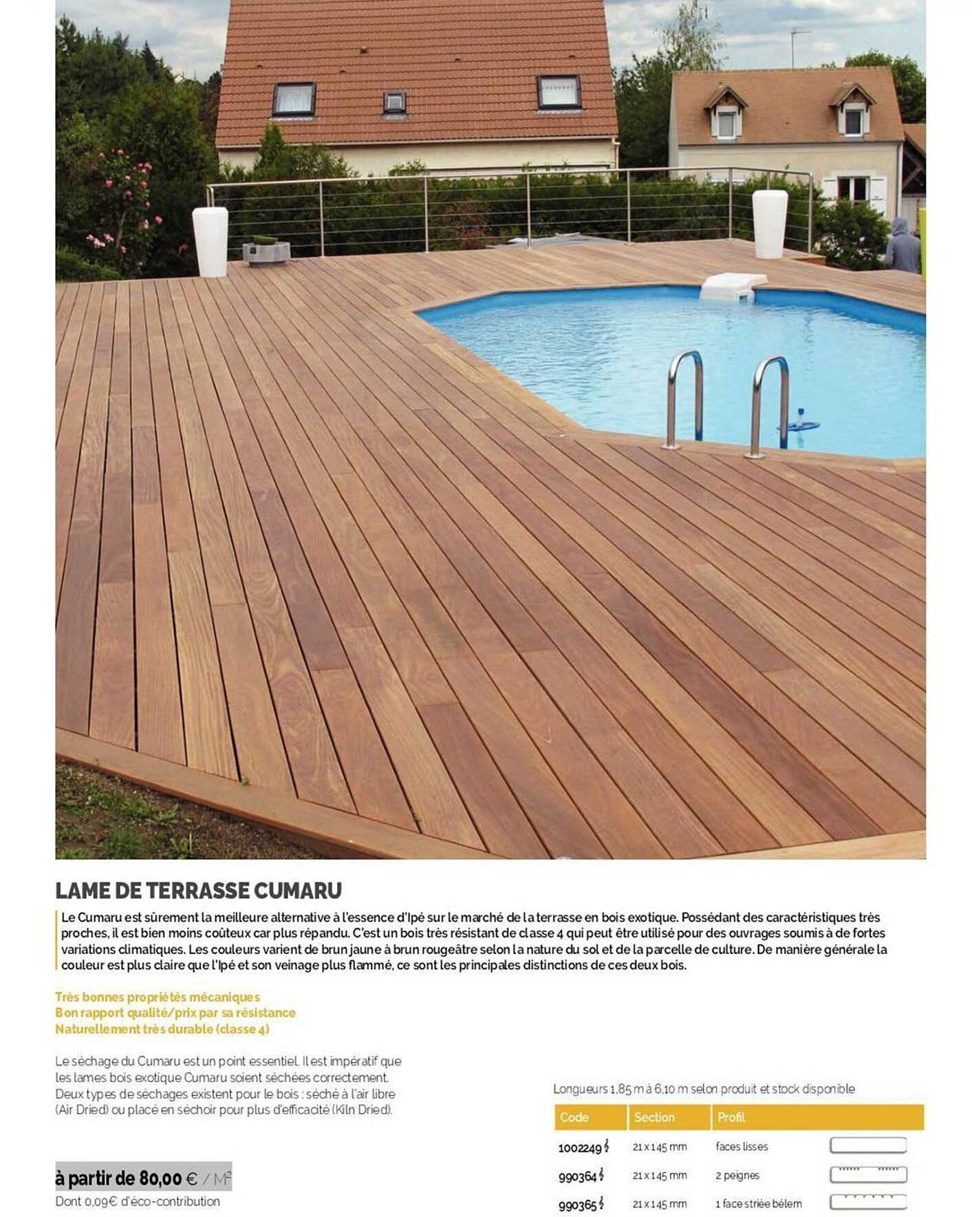 lame de terrasse cumaru