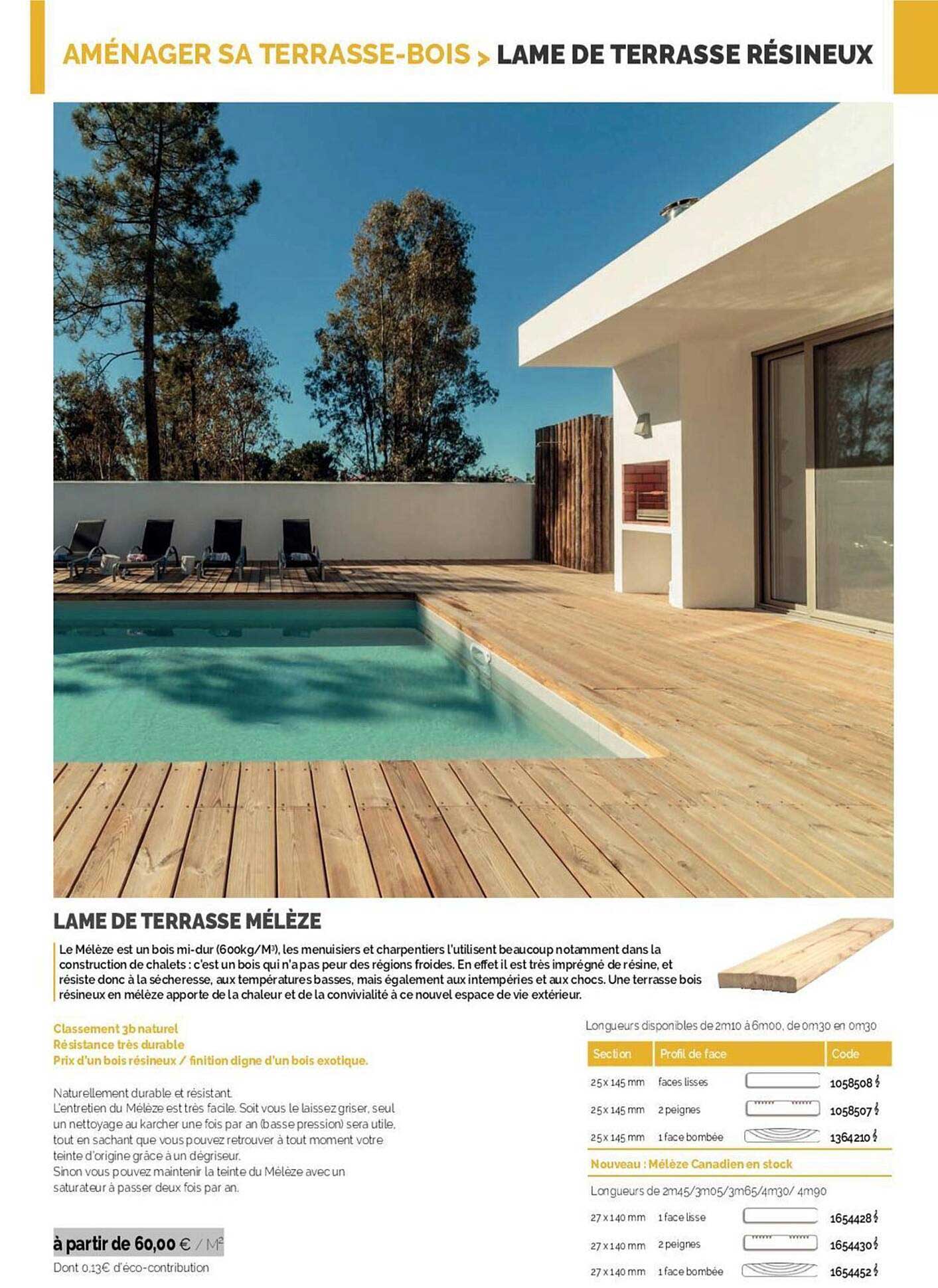 Lame De Terrasse Mélèze