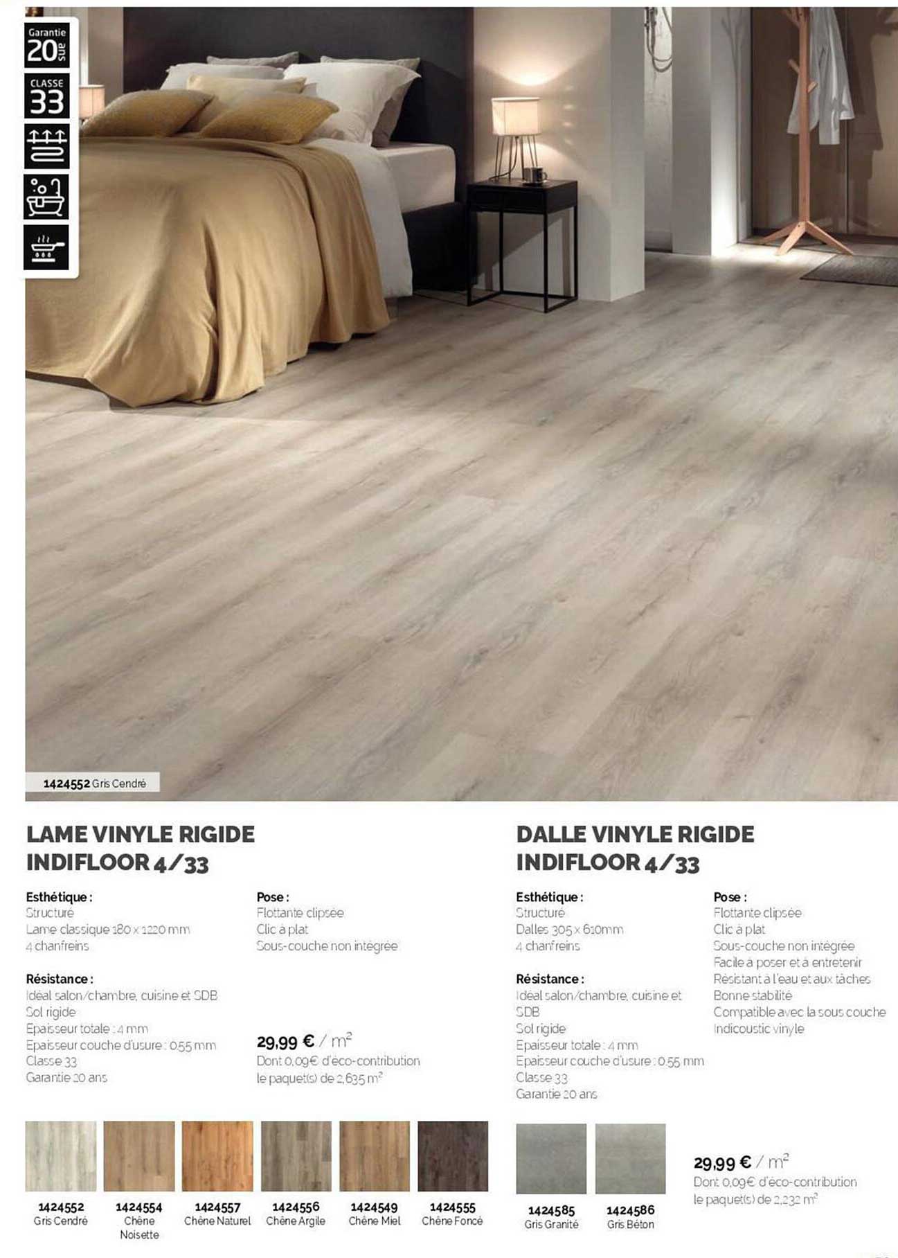 lame vinyle ridige indifloor 4/33