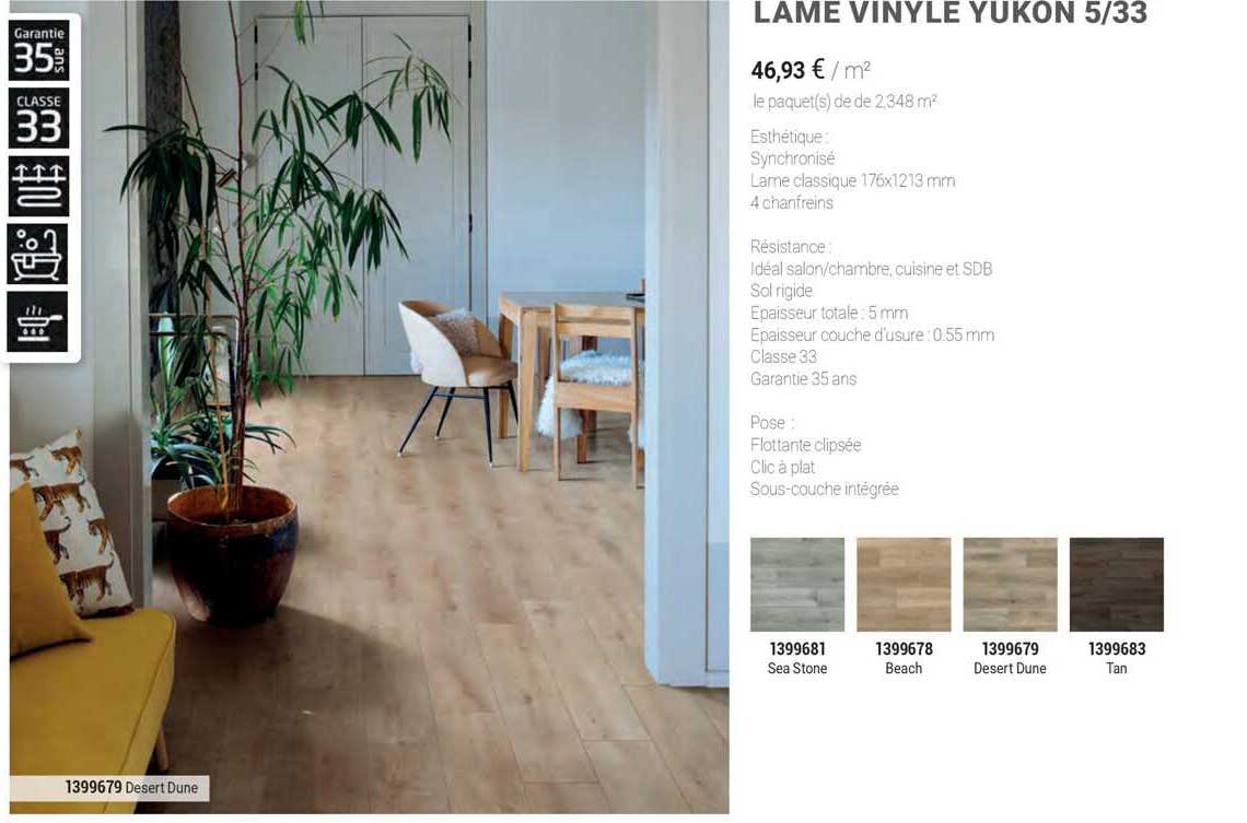 lame vinyle yukon 5/33