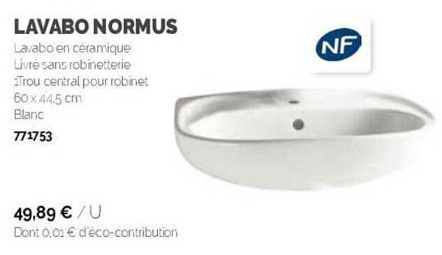 lavabo normus
