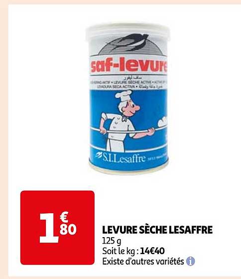 levure sèche lesaffre