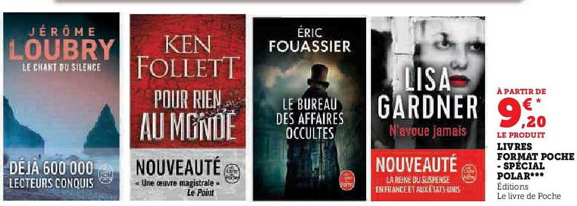 livres format poche - spécial polar