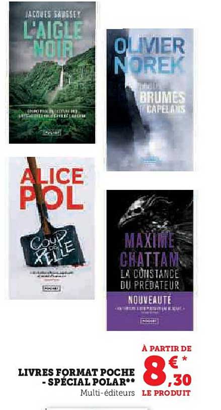 livres format poche-spécial polar