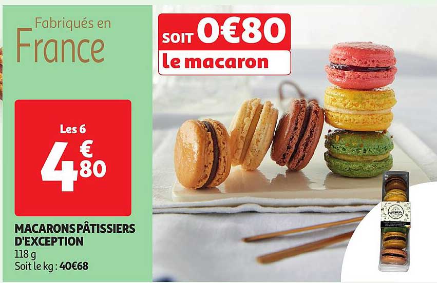macarons pâtissiers d'exception