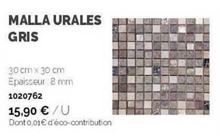 malla urales gris