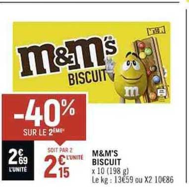 M&m's Biscuit