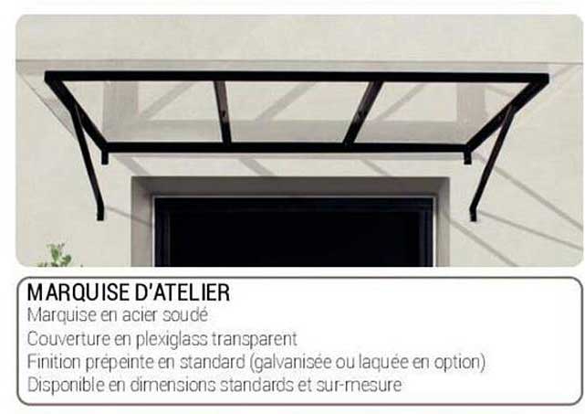 marquise d'atelier