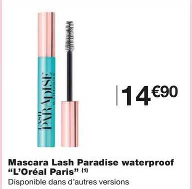 mascara lash paradise waterproof "l'oréal paris"