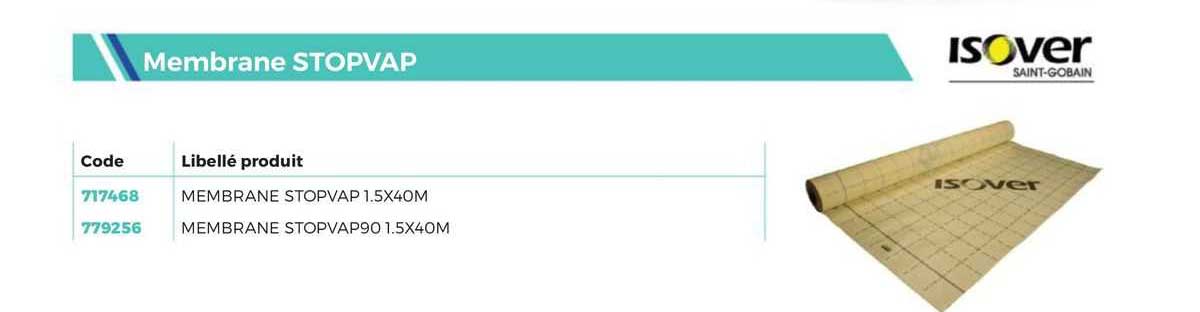 Membrane Stopvap Isover