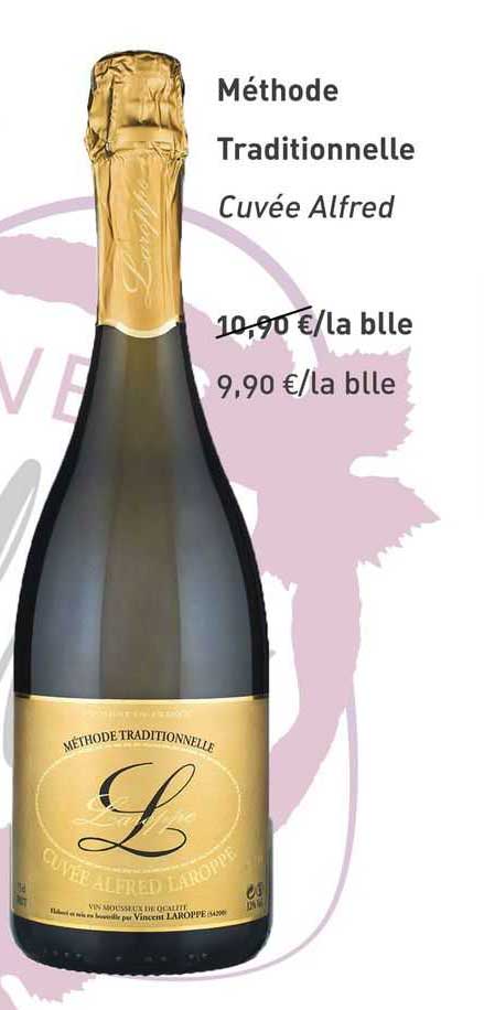méthode traditionnelle cuvée alfred
