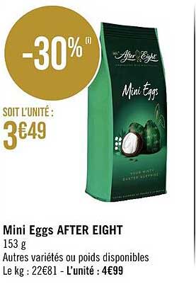 mini eggs after eight