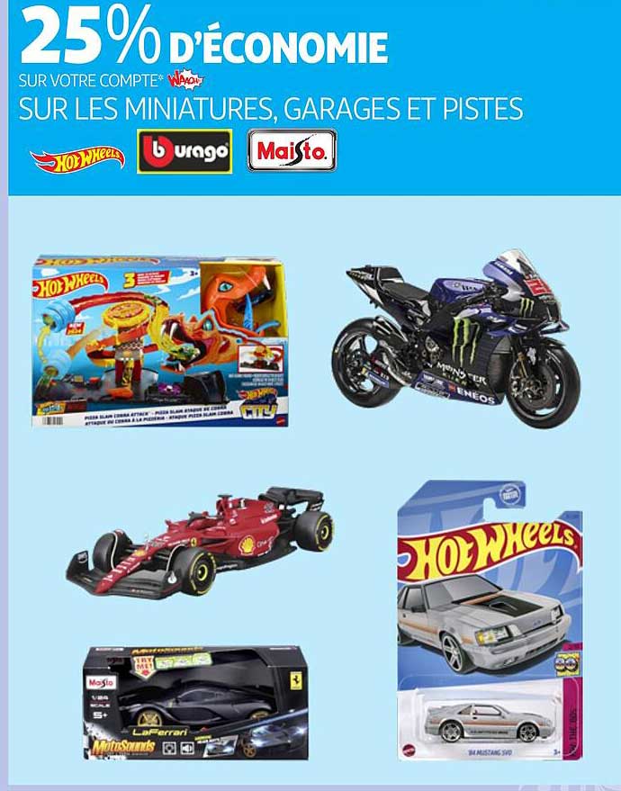 miniatures, garages et pistes hot wheels, burago, maisto