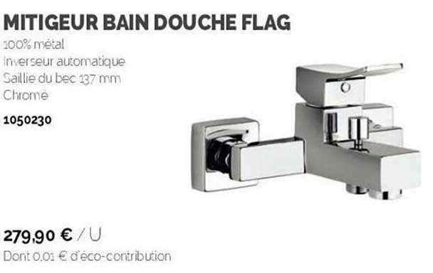 mitigeur bain douche flag