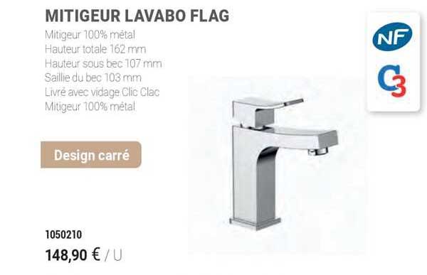 mitigeur lavabo flag