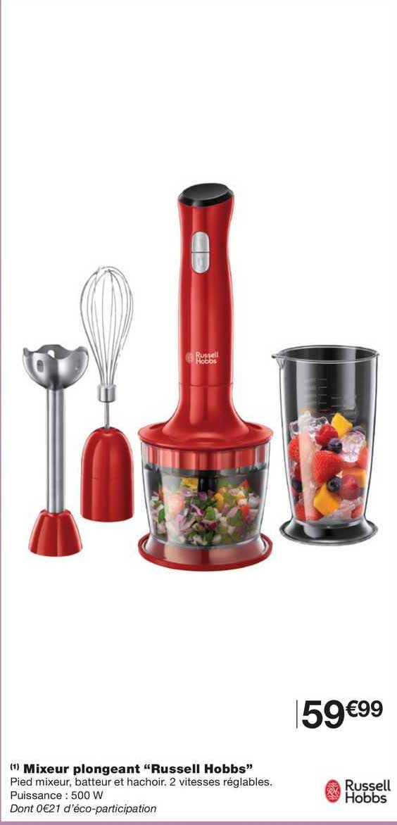 mixeur plongeant "russell hobbs"