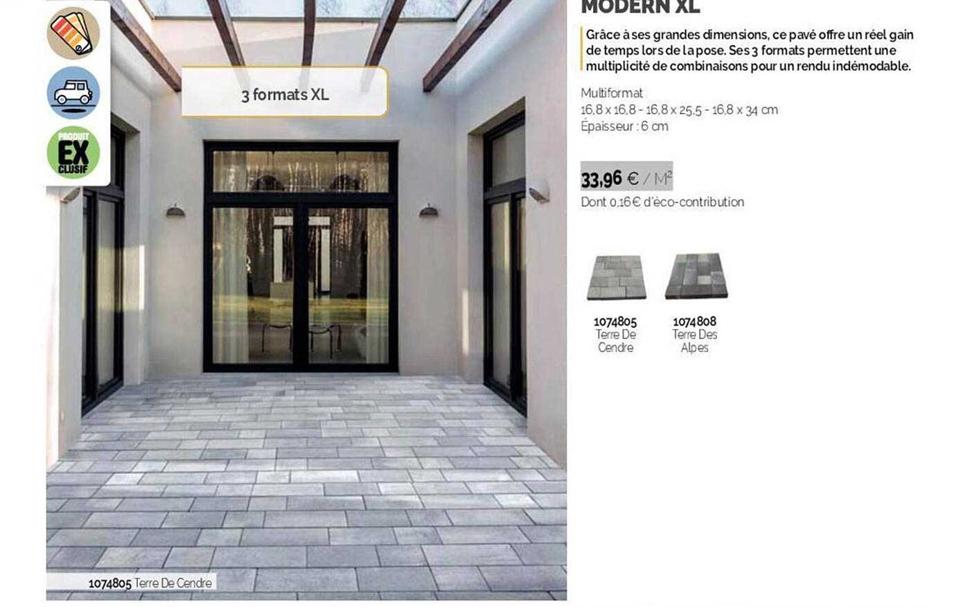 modern xl terre de cendre