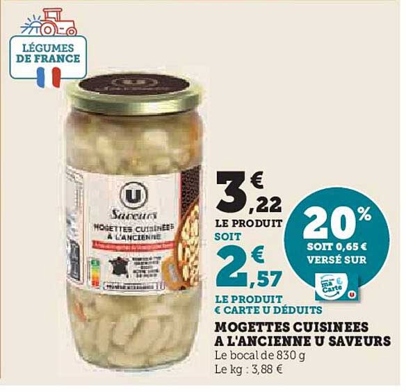 mogettes cuisinées a l'ancienne u saveurs