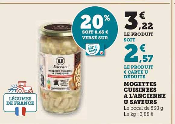 mogettes cuisinées à l'ancienne u saveurs