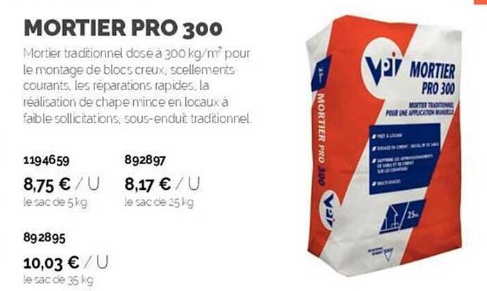 Mortier Pro 300