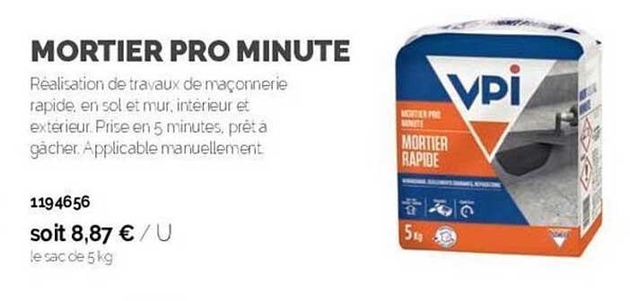mortier pro minute vpi