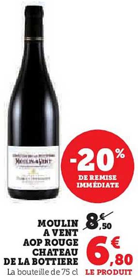 mouin jà vent aop rouge château de la bottière