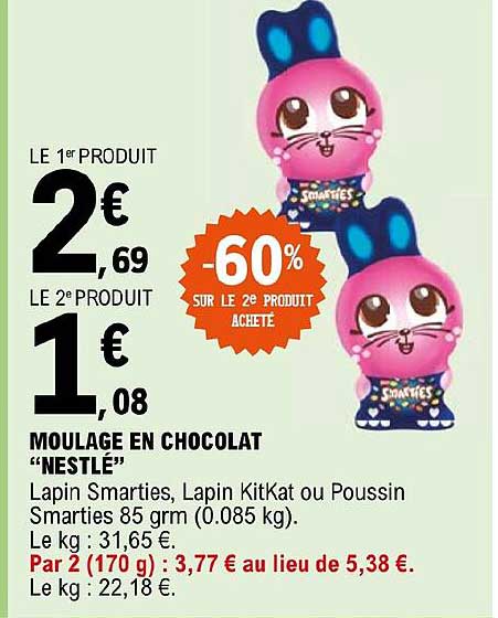 Moulage En Chocolat "nestlé"