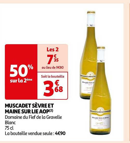muscadet sèvre et maine sur lie aop