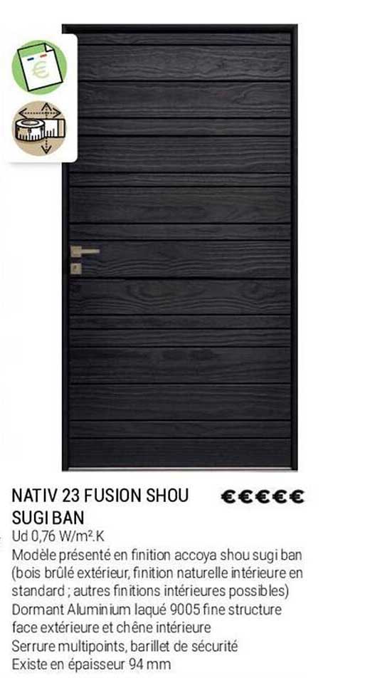 nativ 23 fusion shou sugi ban