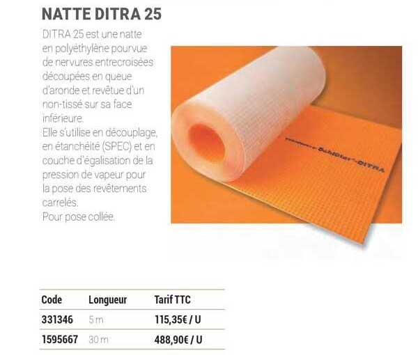 natte ditra 25