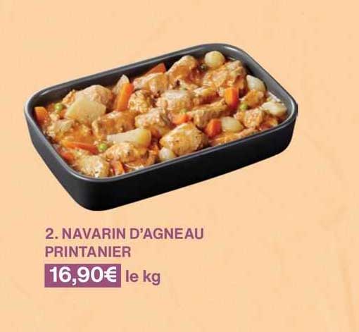 navarin d'agneau printanier le kg