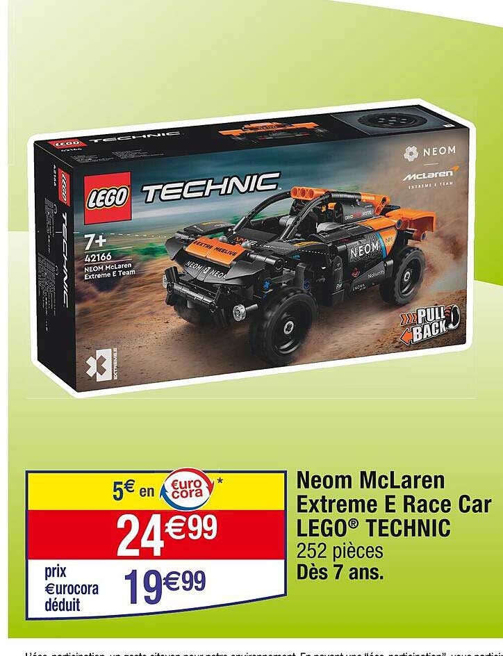 neom mclaren extrème e race car lego technic