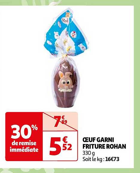 œuf garni friture rohan